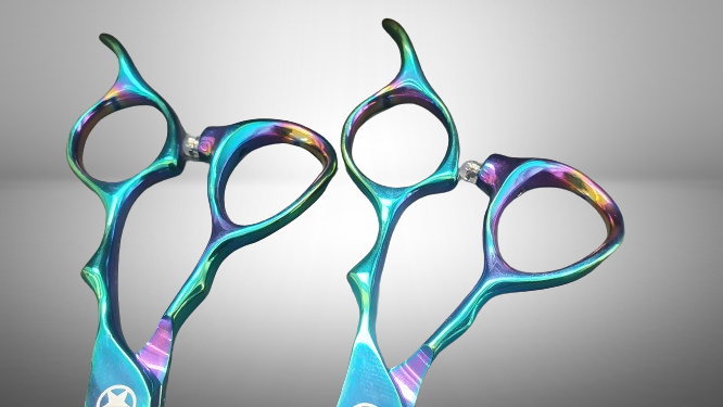 Sternsteiger Green Blitz Hair Scissors Set 6 Inch