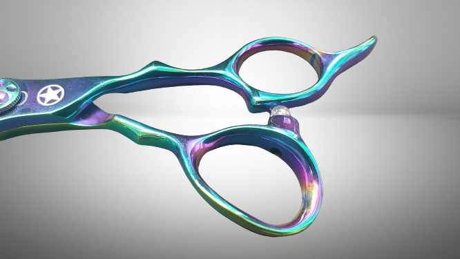 Sternsteiger Green Blitz Hair Scissors Set 6 Inch
