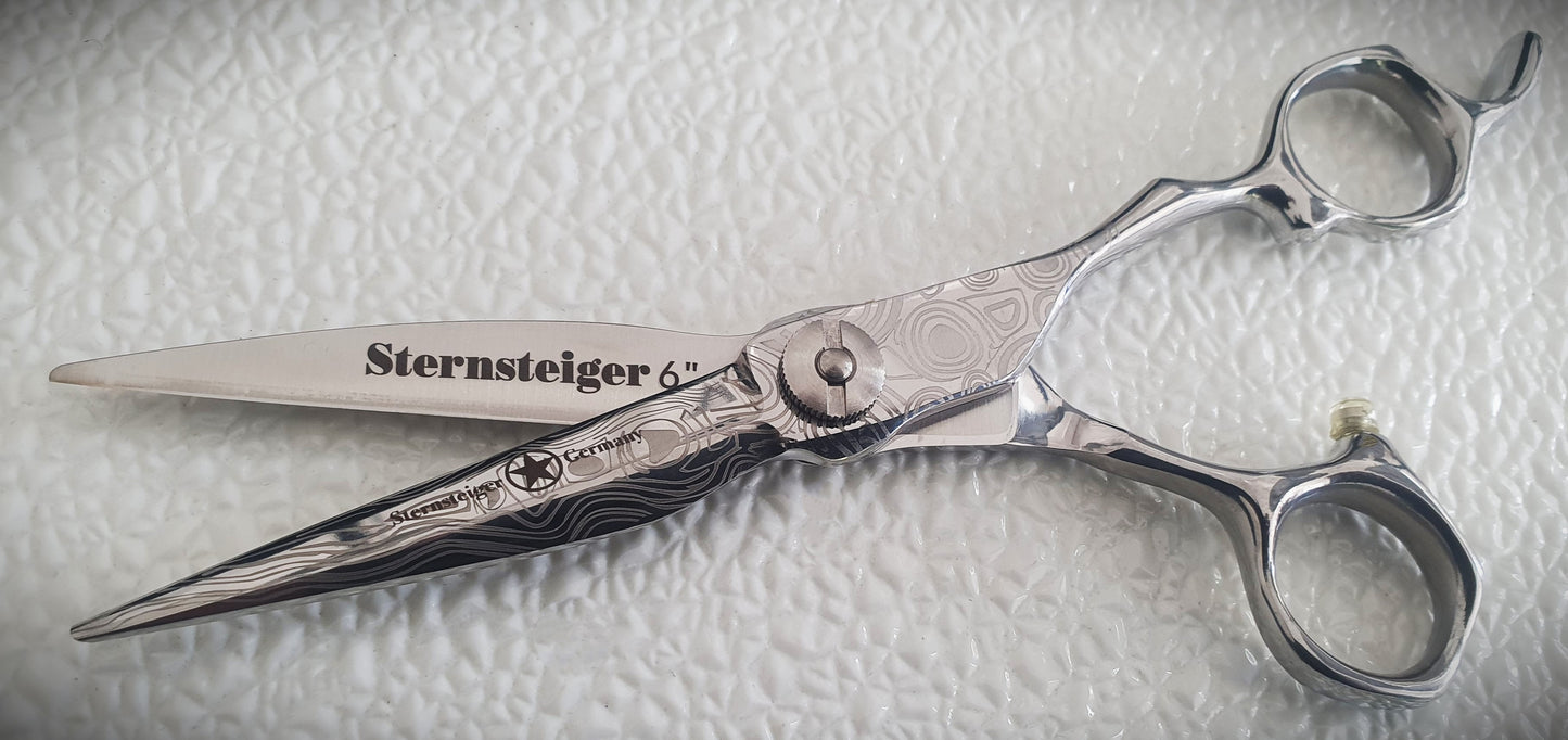 Tijeras para el cabello Sternsteiger Green Blitz 6 pulgadas
