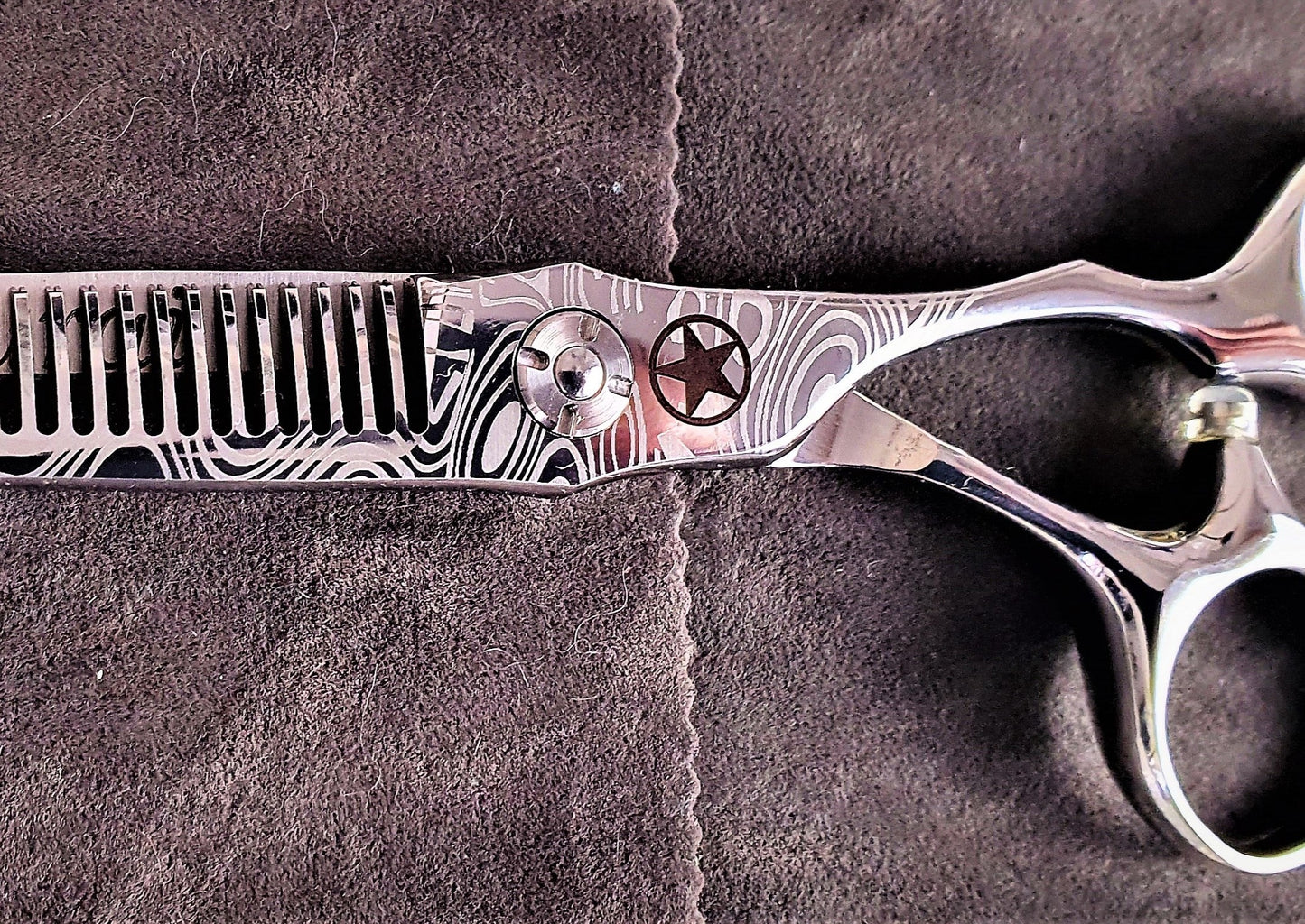 Sternsteiger Samurai thinning hair shears in 6 inches