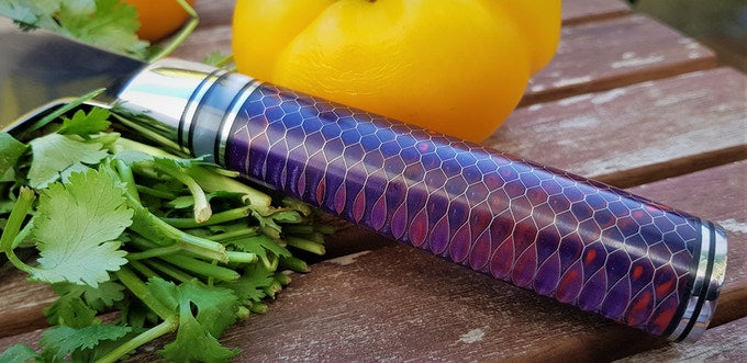 Santoko Messer mit Titanium-Beschichtung | Sternsteiger - Yukimura Kollektion