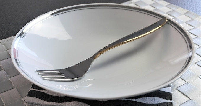 Diana Gold tableware | Gold-plated edges