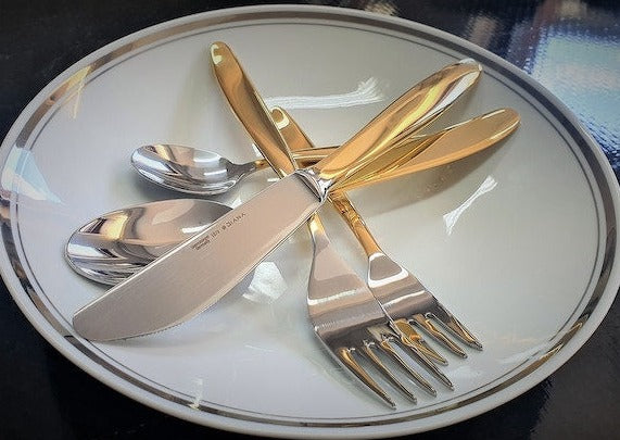 Diana Gold Tableware | Half Gold