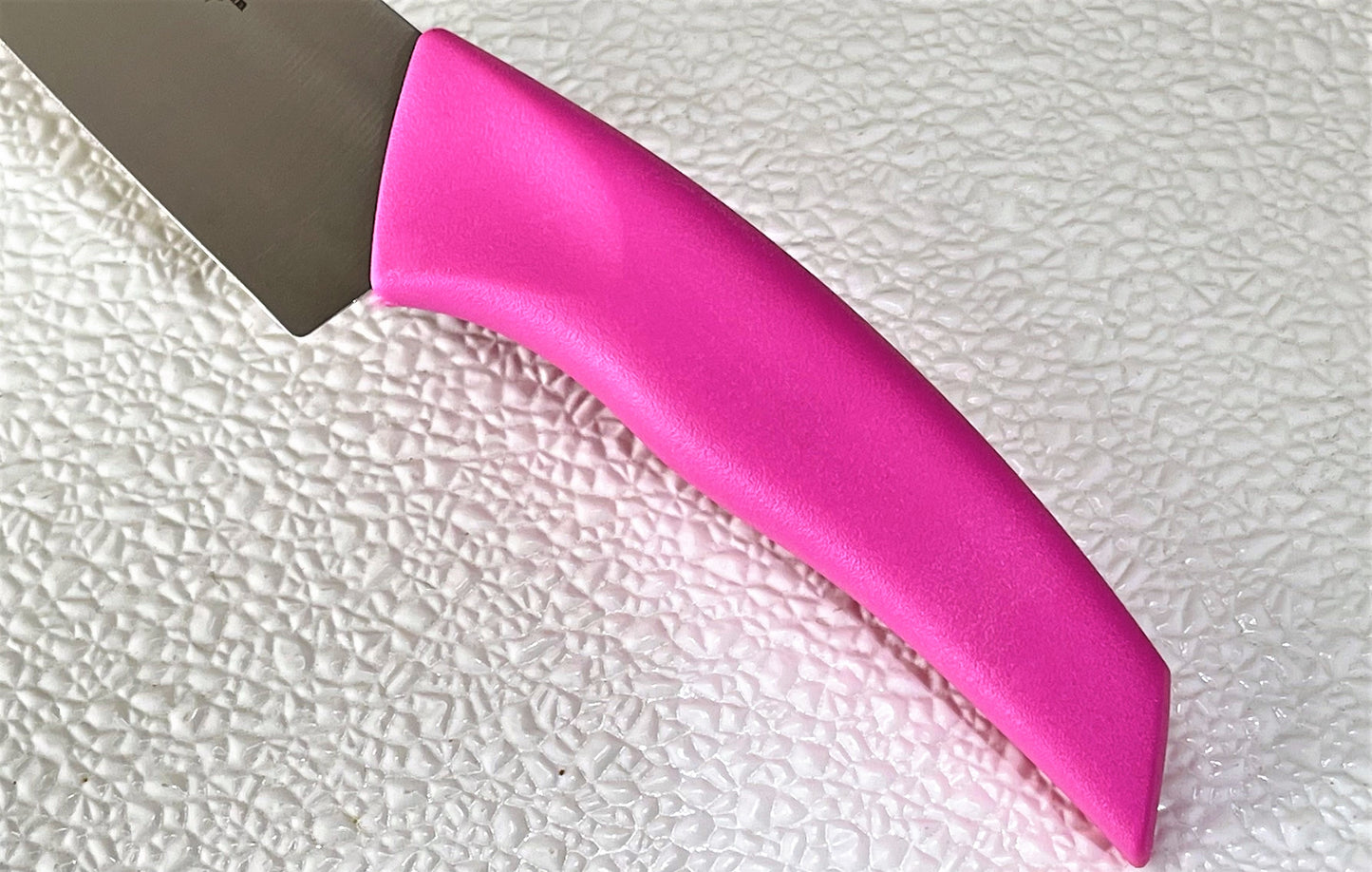 Ergo Chef's Knife in Pink handle