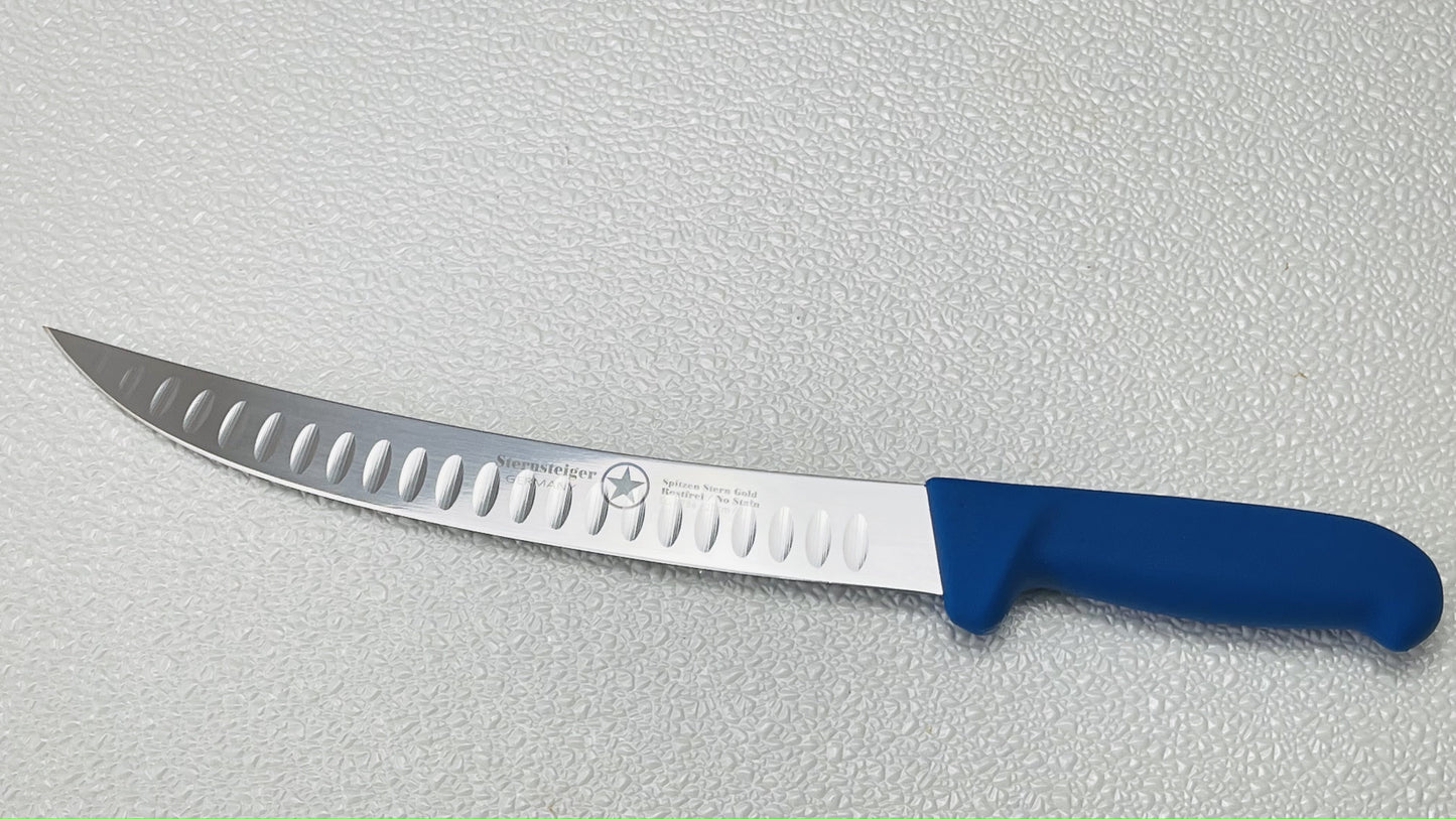 Sternsteiger boning knife with Granton edges in 25 cm