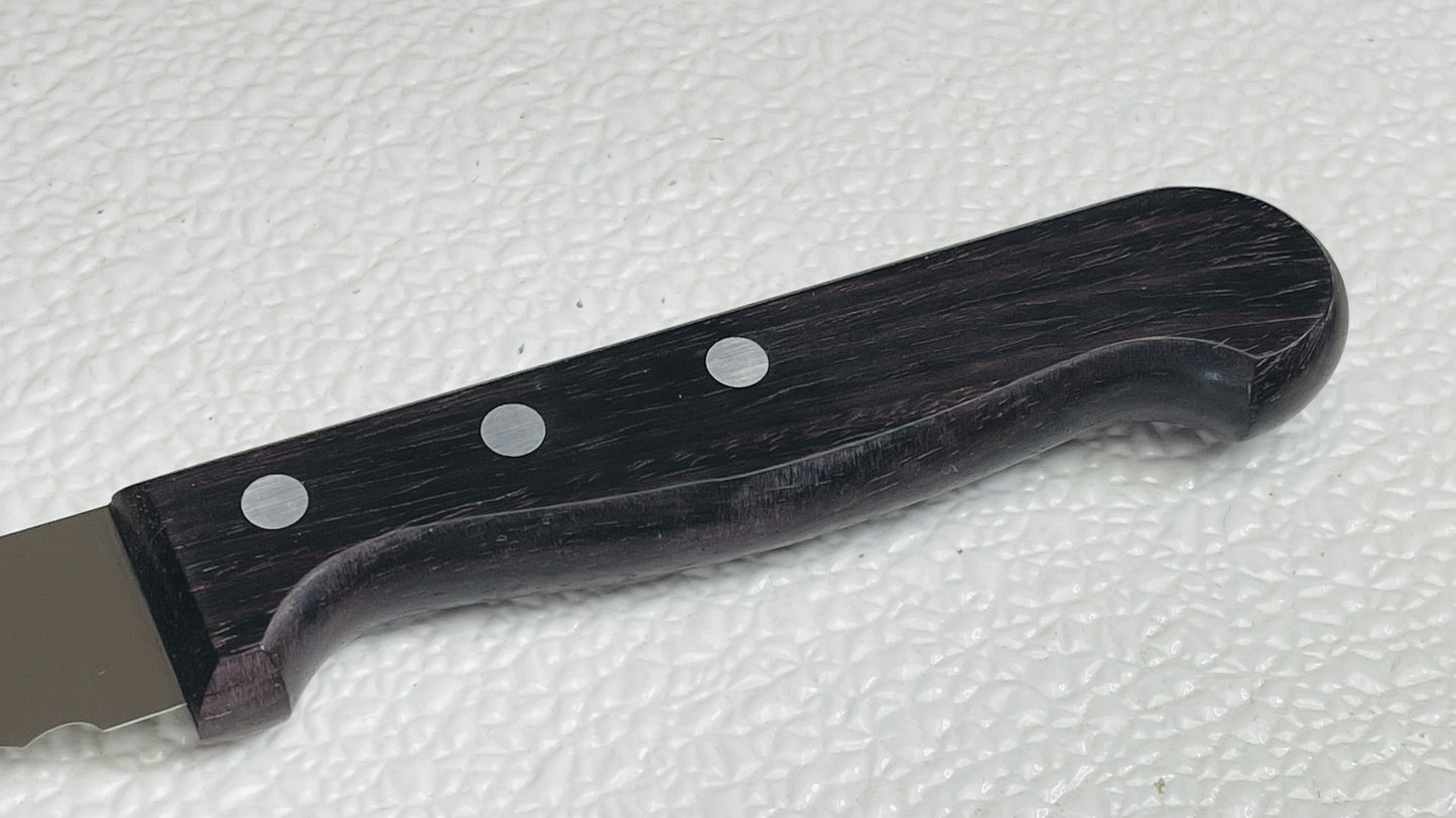 Cuchillo para pan Sternsteiger con mango de madera.