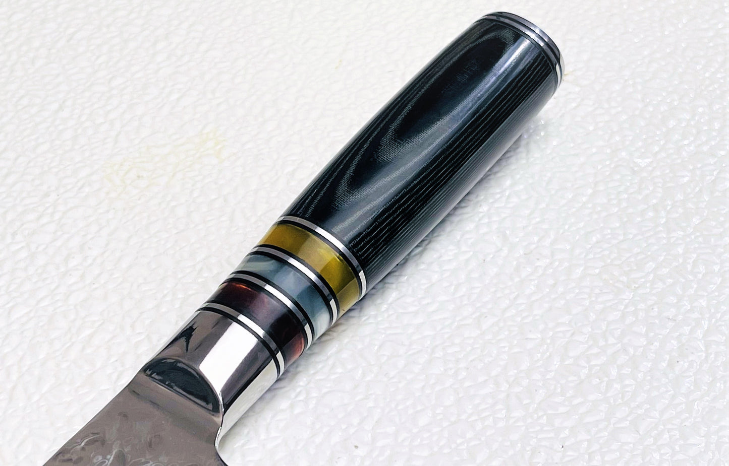 Nagasaki Hand hammered Santoku knife