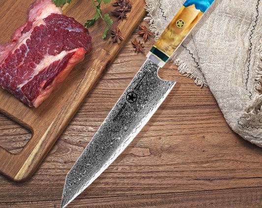 Carnaval de Sternsteiger | Cuchillo damasco Gyuto