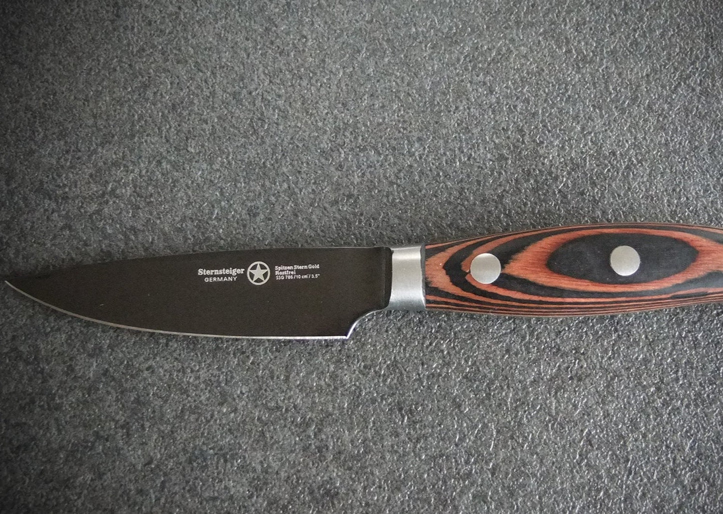Cuchillo pelador (3,5"/10 cm) | Sternsteiger - Colección Titanium