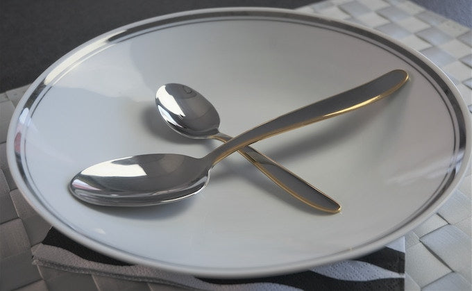Diana Gold tableware | Gold-plated edges