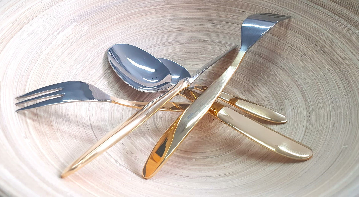 Diana Gold Tableware | Half Gold