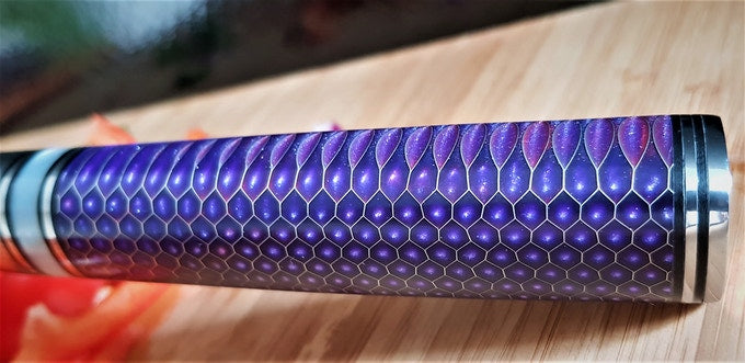 Santoko Messer mit Titanium-Beschichtung | Sternsteiger - Yukimura Kollektion