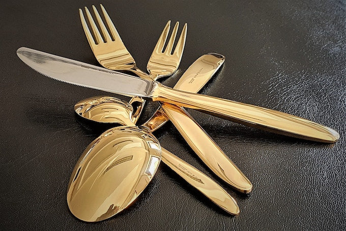 Diana Gold Tableware | Solid Gold