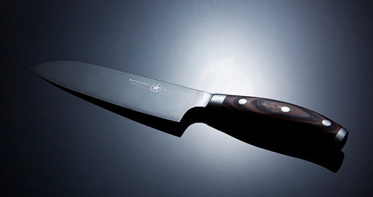 Santoku Messer (7"/18cm) + Schälmesser (3.5"/10cm) | Sternsteiger - Titanium Kollektion