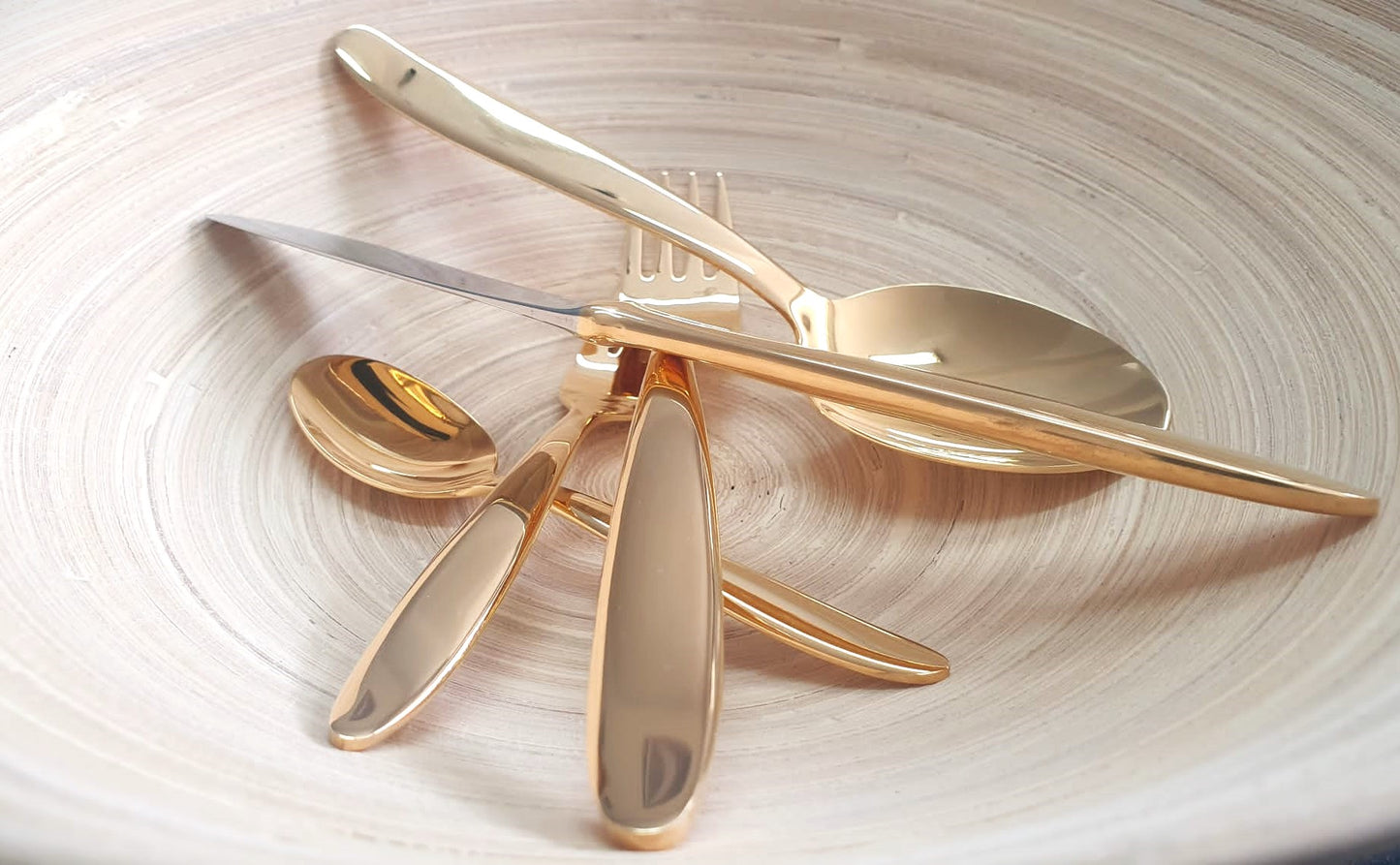 Diana Gold Tableware | Solid Gold
