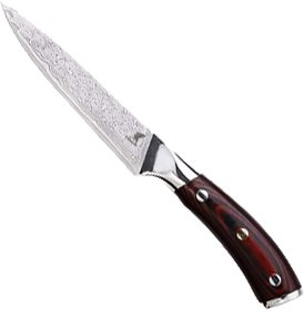 Damascus Schälmesser (4"/10cm) | Sternsteiger - Hiroto Kollektion