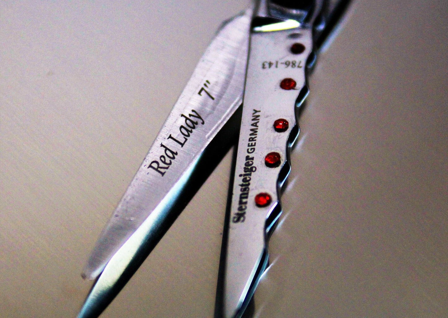 Hair scissors Red Lady 7 inches