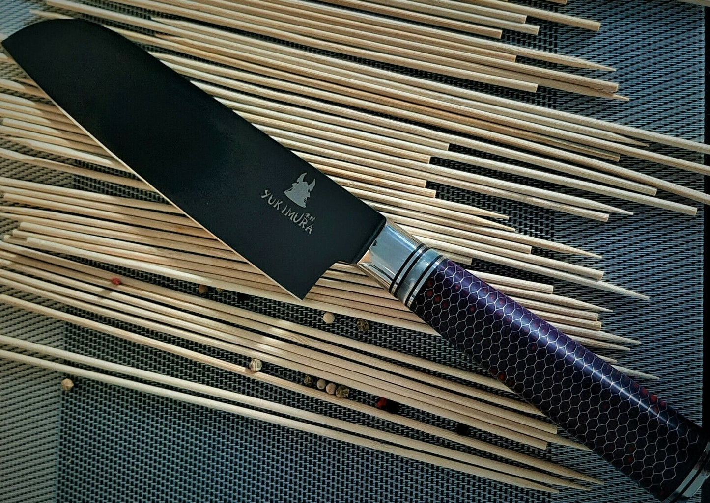 Yukimura Santoko messer - solingen - sternsteiger - Kochmesser - Titanium Beschichtung