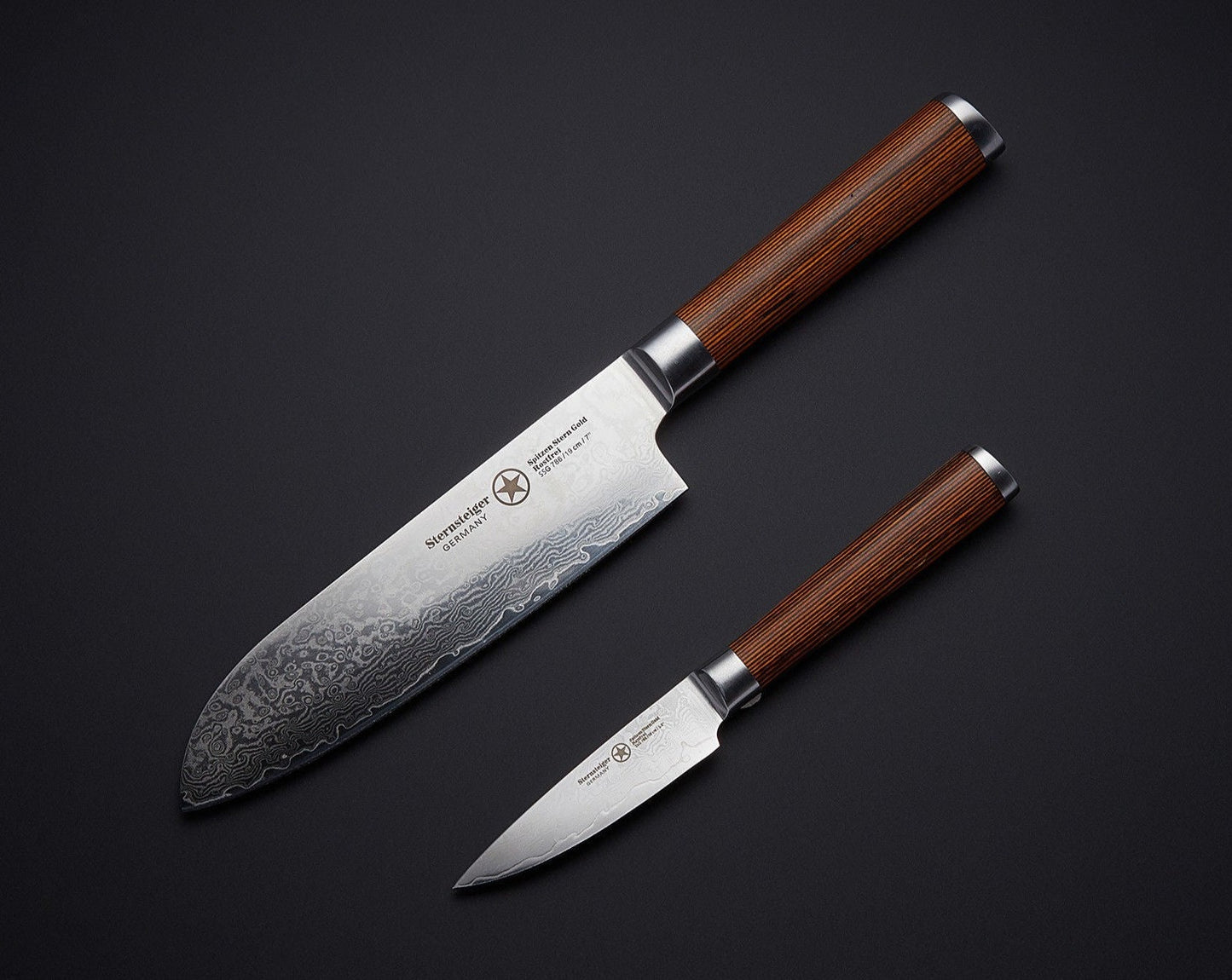 Sternsteiger | Damascus knife set of 2