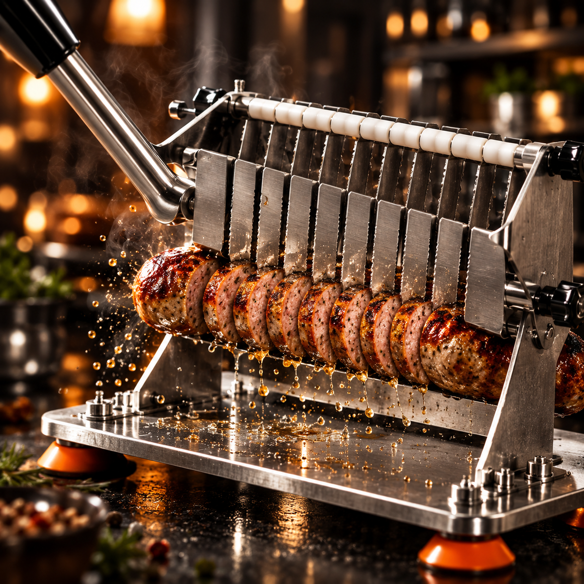Sternsteiger currywurst cutter, manual