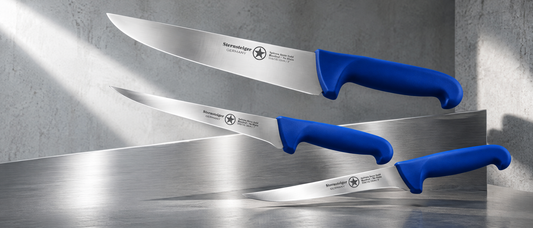 Sternsteiger Professional 3-Piece Butcher Knife Set | Ocean Blue Edition -  Metzgermesser 3er Set