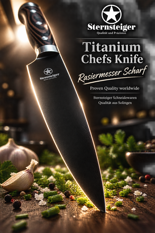 Kochmesser (8"/20cm) | Sternsteiger - Titanium Kollektion