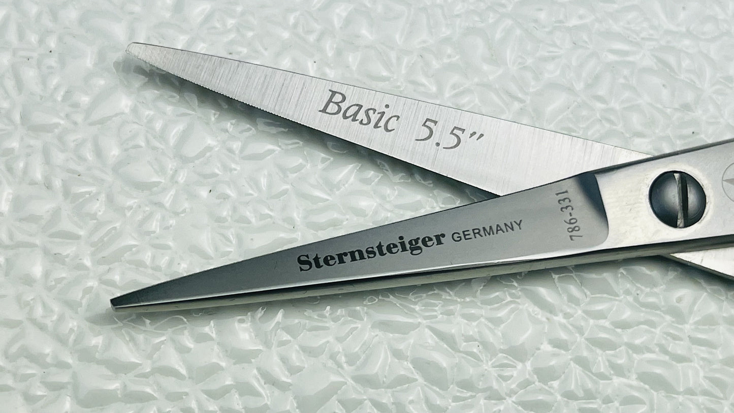 Sternsteiger basic hair shears in 5.5 inches